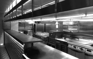 Commercial kitchen at Albion Turnmill